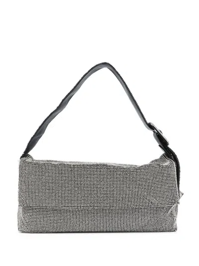 Shop Benedetta Bruzziches 'vitty La Grande' Crystal Shoulder Bag In Silver