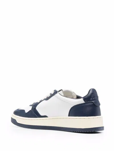 Shop Autry 'medialist' Sneakers In Bianco E Blu