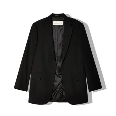 Shop Dries Van Noten 00530-blur 8314 W.w.jacket Clothing In Black