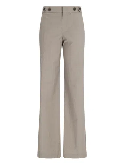 Shop Eudon Choi Trousers In Beige