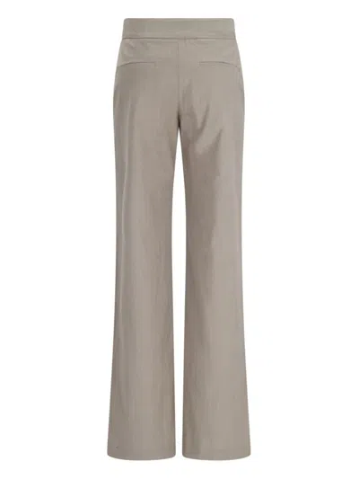 Shop Eudon Choi Trousers In Beige