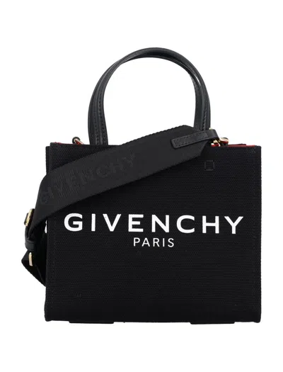 Shop Givenchy G-tote Mini Tote Bag In Black
