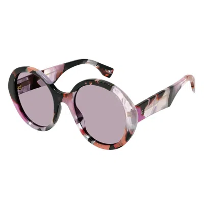 Gucci Gg1628s Round-frame Sunglasses In Pink