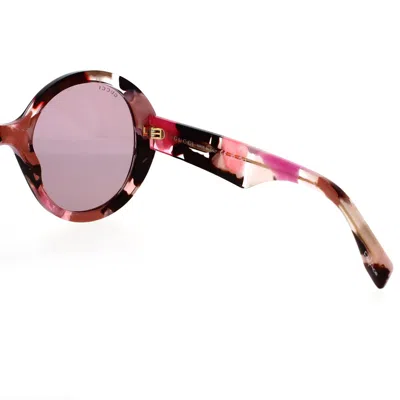 Gucci Gg1628s Round-frame Sunglasses In Pink