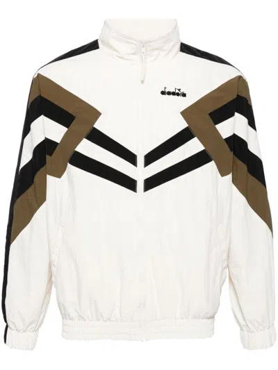 Shop Diadora Track Jacket Legacy Clothing In 20009 Bianco Sospiro