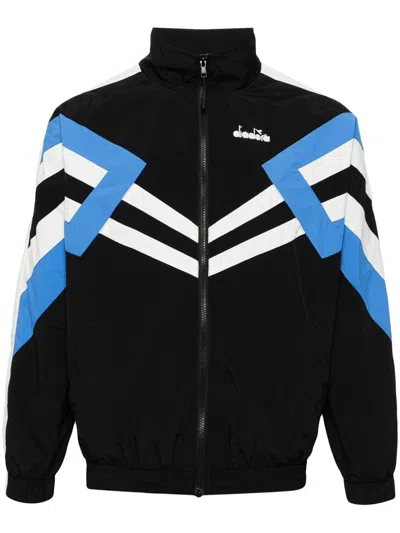 Shop Diadora Track Jacket Legacy Clothing In 80013 Nero