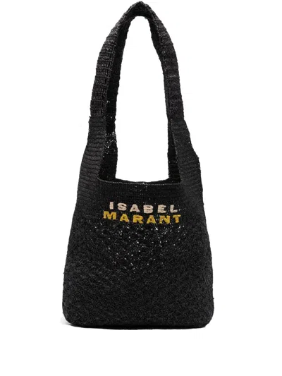 Shop Isabel Marant Praia Medium Bags In Black