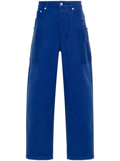 Shop Kenzo Elephant Flag Monkey Fit Jeans Clothing In Blue