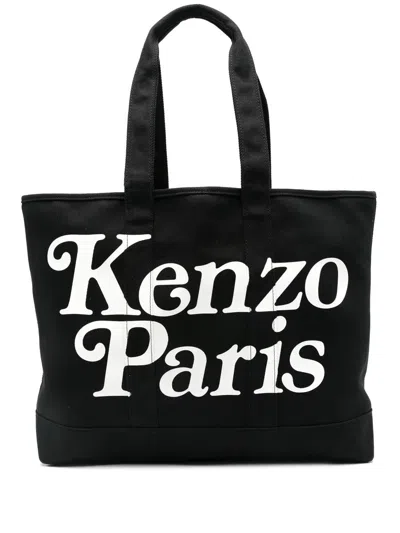 Shop Kenzo Large Tote Bag Bags In Black