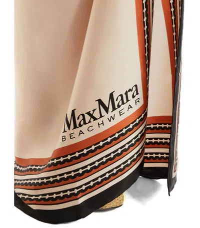 Shop Max Mara Beachwear Scoglio Multicolored Pareo