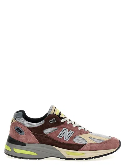 Shop New Balance '991v2' Sneakers In Multicolor