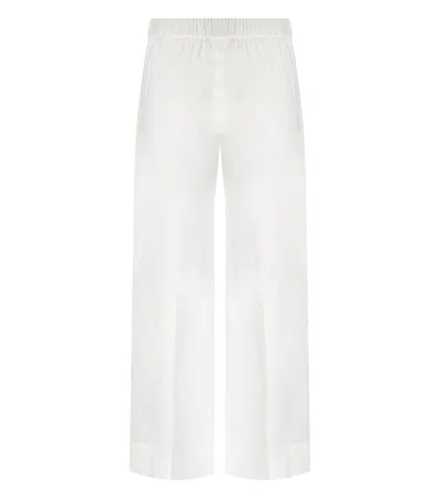Shop Max Mara Beachwear Esperia White Trousers