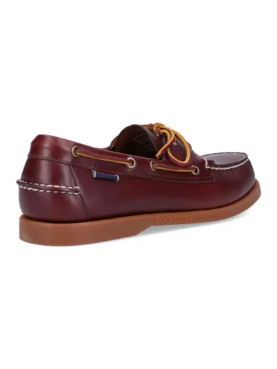 Shop Sebago Flat Shoes In Brown