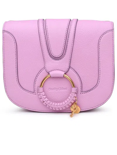 Shop See By Chloé Hana Handbag In Pink Leather