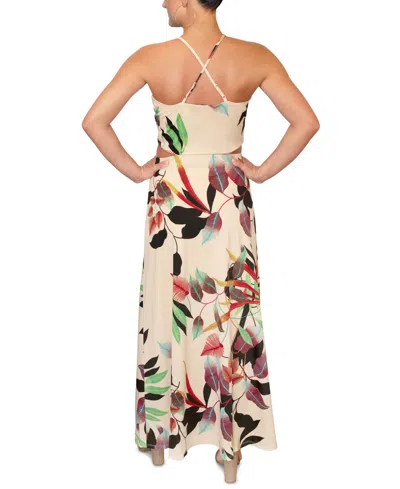 Shop Rachel Rachel Roy Women's Willow Side-cutout V-neck Dress In Ombre Stripe