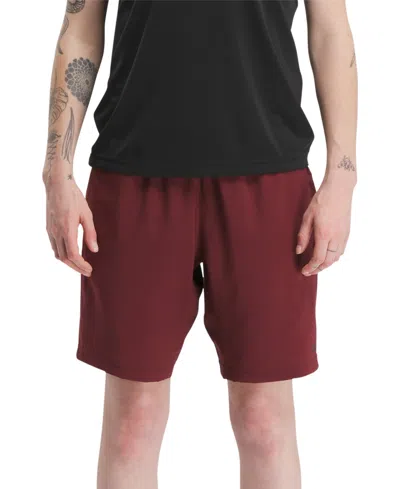 Shop Reebok Men's Regular-fit Moisture-wicking 9" Woven Drawstring Shorts In Clsc Maroon