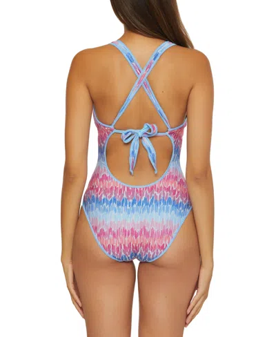Shop Becca Women's Joshua Tree One-piece Swimsuit In Multi