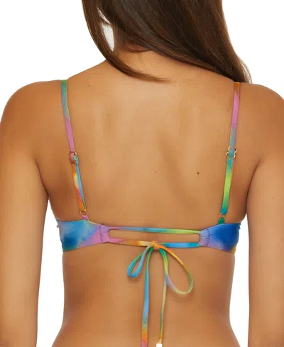 Shop Becca Women's Paper Mache Bikini Top In Multi