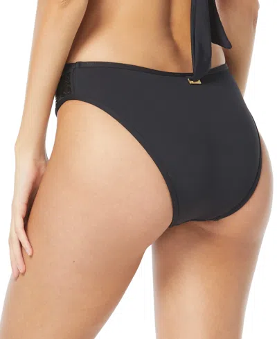 Shop Vince Camuto Women's Sequin Hipster Bikini Bottom In Black