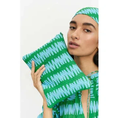 Shop Compañía Fantástica Summer Vibes Green / Blue Pouch Bag