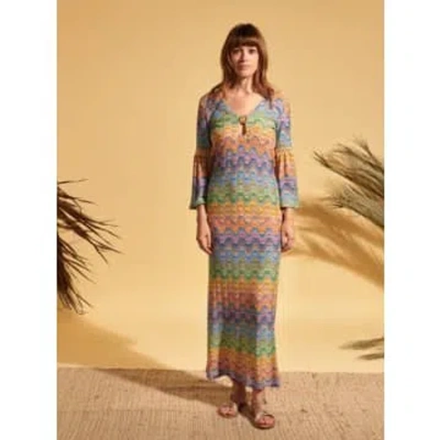 Shop Valerie Khalfon Ydol Dress In Multicolour