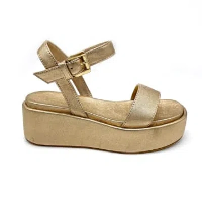 Shop Donnalei Donna Lei ‘moonbeam' Sandal In Metallic