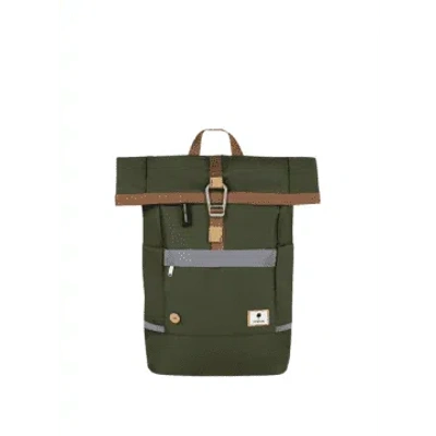 Shop Faguo Medium Cycling Backpack In Kaki From In Neutrals
