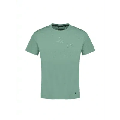 Shop Faguo Arcy Cotton T-shirt In Green Bike From