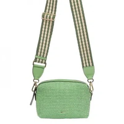 Shop Abro 'kris' Handbag In Green