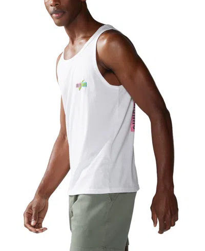 Shop Chubbies Men's The Courts Classic Pickleball Logo Graphic Tank In Pure White