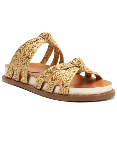 Schutz Women's Trassie Sporty Sandals In Beige,gold