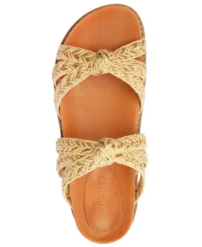Shop Schutz Women's Trassie Sporty Sandals In Beige,gold