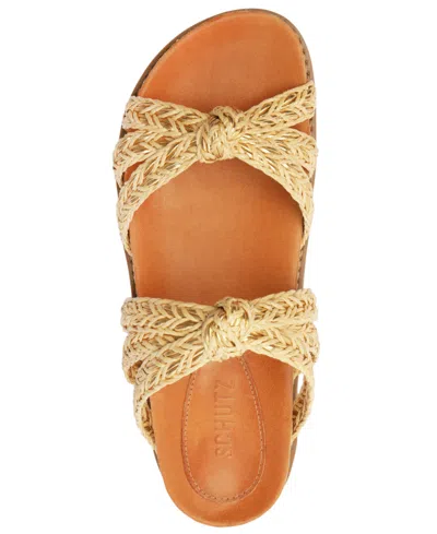 Schutz Women's Trassie Sporty Sandals In Beige,gold