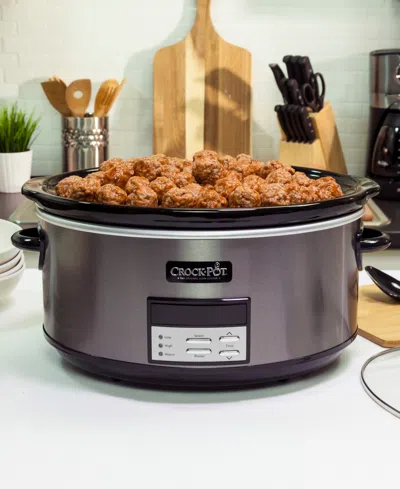 Shop Crock-pot Stainless Collection 8-qt. Programmable Slow Cooker In No Color