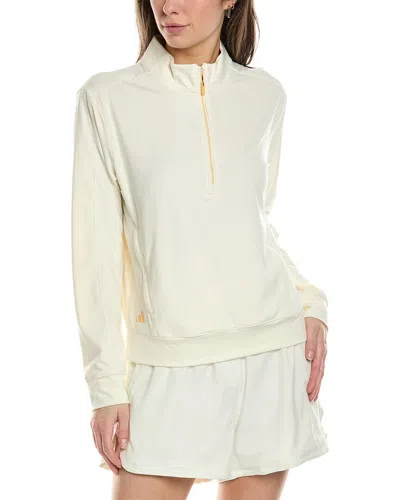Shop Adidas Originals Adidas Ult 1/4-zip Pullover In White