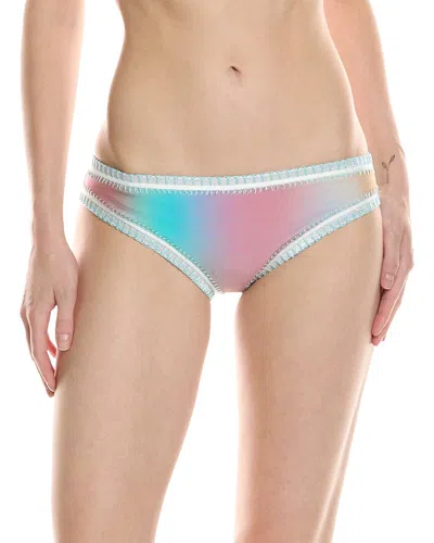 Shop Platinum Inspired By Solange Ferrarini Bikini Bottom In Blue