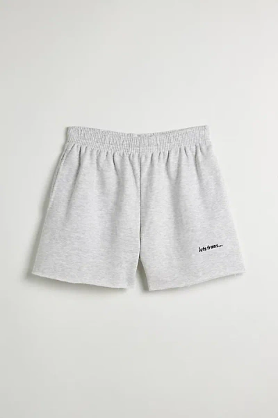 Shop Iets Frans . … Mini Jogger Short Pant In Light Grey At Urban Outfitters