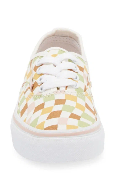 Shop Vans Kids' Authentic Sneaker In White Multi/ True White