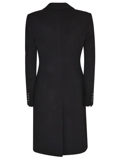 Shop Dolce & Gabbana Single-breasted Button-up Coat In Black