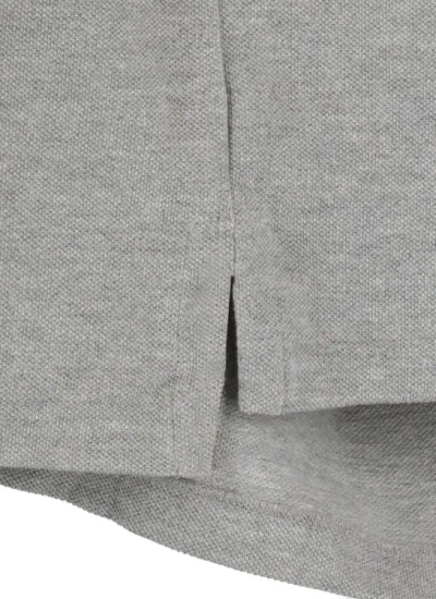 Shop Polo Ralph Lauren Pony Polo Shirt In Grey