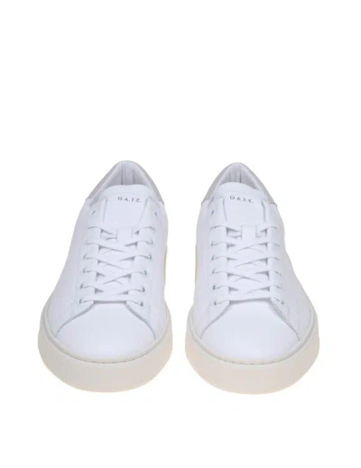 Shop Date Levante In White And Gray Leather