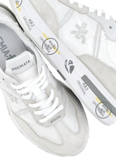 Shop Premiata Cassie 6343 Sneakers In White