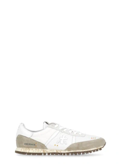 Shop Premiata Sean 6635 Sneakers In White