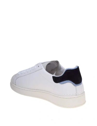 Shop Date White/blue Leather Basic Sneakers