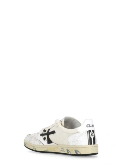 Shop Premiata Bskt Clay 6775 Sneakers In White