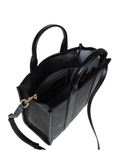Shop Marc Jacobs Medium Tote In Black Leather