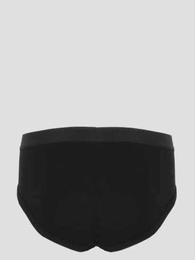 Shop Tom Ford Cotton Bipack Briefs In Black