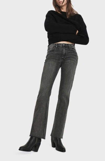 Rag & Bone Peyton Mid-rise Bootcut Jeans In Serephina