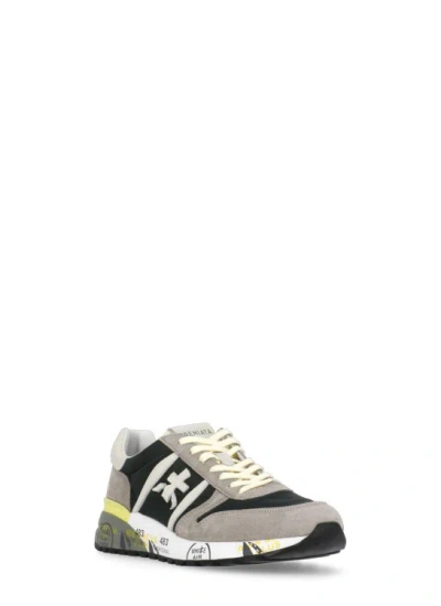 Shop Premiata Lander 6632 Sneakers In Grey
