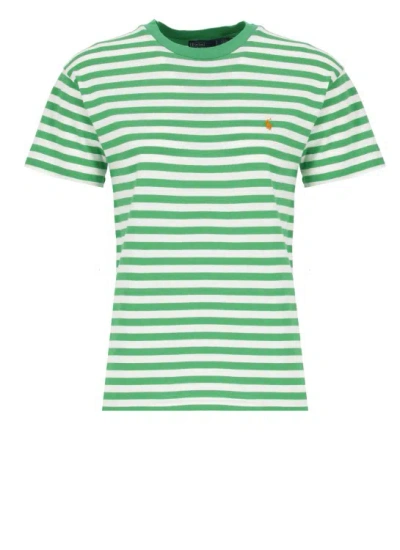 Shop Polo Ralph Lauren Pony T-shirt In Green
